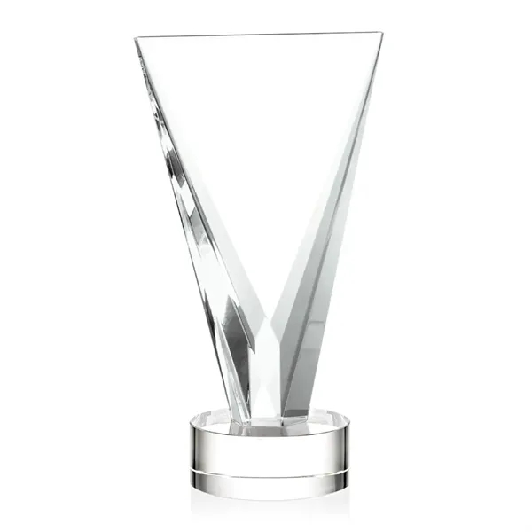 The beautifully tapered Mustico Optical Crystal award emerges from a solid... from ASI 84592 St Regis Group / St Regis