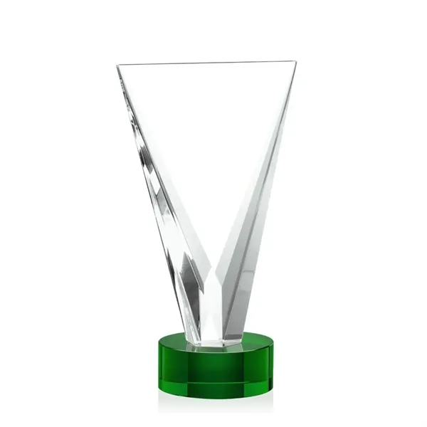The beautifully tapered Mustico Optical Crystal award emerges from a solid... from ASI 84592 St Regis Group / St Regis