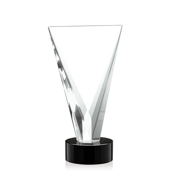 The beautifully tapered Mustico Optical Crystal award emerges from a solid... from ASI 84592 St Regis Group / St Regis