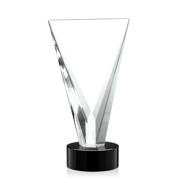 The beautifully tapered Mustico Optical Crystal award emerges from a solid... from ASI 84592 St Regis Group / St Regis