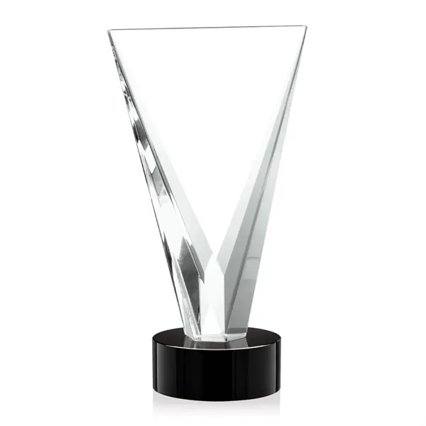The beautifully tapered Mustico Optical Crystal award emerges from a solid... from ASI 84592 St Regis Group / St Regis