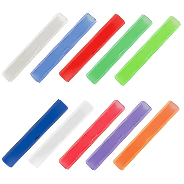 Ruler with pencil holder plus 1 color silkscreen imprint on 1... from ASI 37218 Athena Promo (tm)