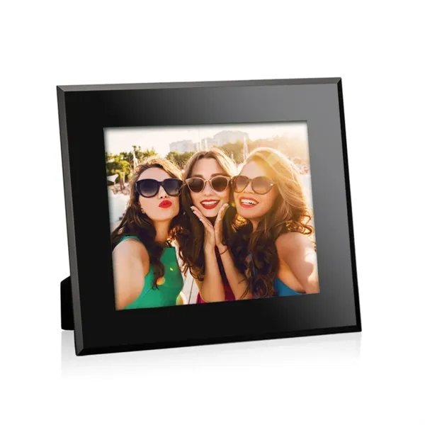 Beautiful black glass photo frame, holds a 4" x 6" photo.... from ASI 84592 St Regis Group