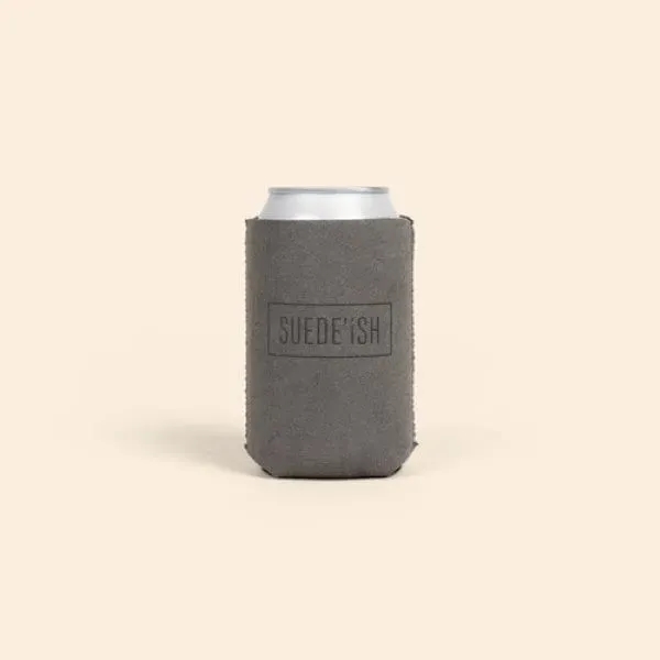 Suede-ish/High-Quality Neoprene ( Wetsuit Material ) collapsible can insulator with customizable... from ASI 74710 Numo / NUMO Kolder