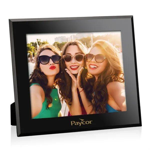 Beautiful black glass photo frame, holds a 4" x 6" photo.... from ASI 84592 St Regis Group