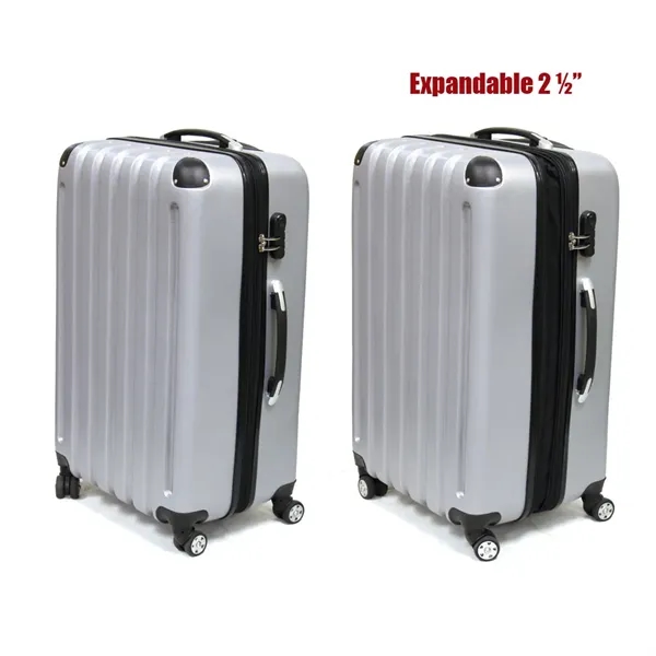ABS plastic hardshell 7in suitcase features a clever expandable 2.5 gusset... from ASI 79384 Preferred Nation Inc