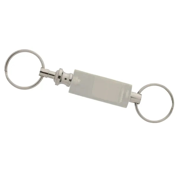Valet key tag detachable keychain plus 1 color pad print on... from ASI 37218 Athena Promo (tm)