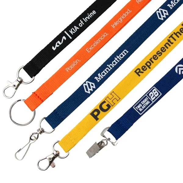 Distributor's favorite Flat Polyester Lanyards! Choose from a variety of popular... from ASI 62088 IDProductsource