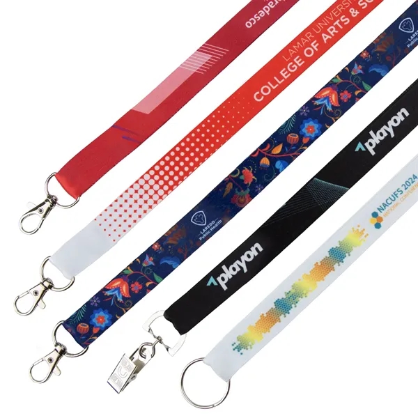 Your favorite dye sublimated lanyard, now in-hands even faster!... from ASI 62088 IDProductsource
