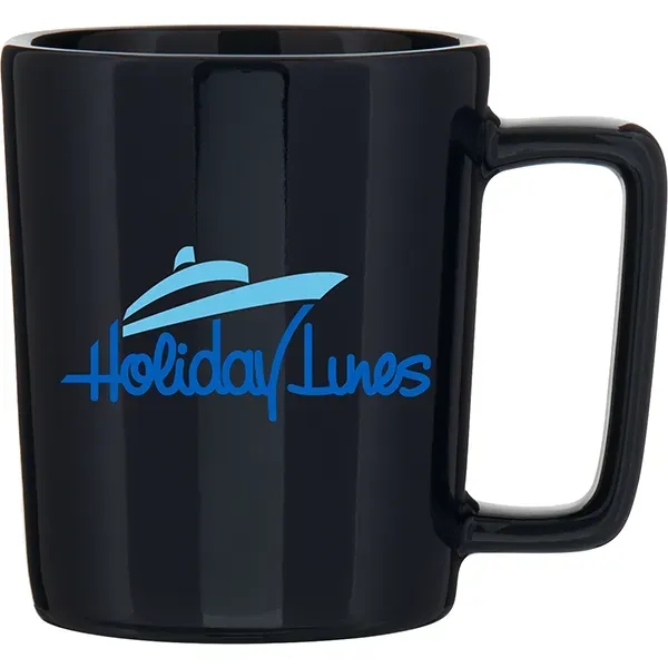 14 oz ceramic mug with glossy colored exterior, and glossy colored... from ASI 51197 ETS Express, LLC