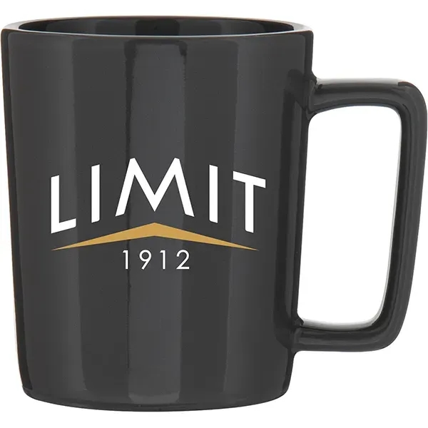 14 oz ceramic mug with glossy colored exterior, and glossy colored... from ASI 51197 ETS Express, LLC