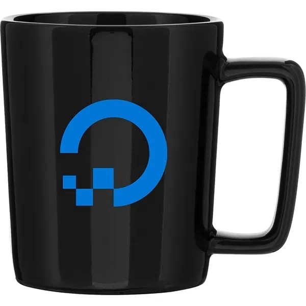 14 oz ceramic mug with glossy colored exterior, and glossy colored... from ASI 51197 ETS Express, LLC