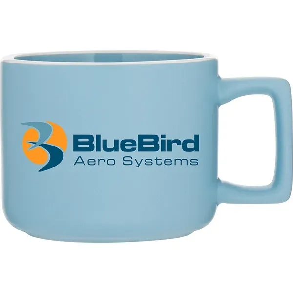 12 oz ceramic mug with matte colored exterior, glossy colored interior,... from ASI 51197 ETS Express, LLC