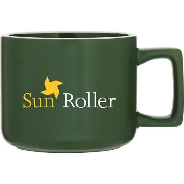 12 oz ceramic mug with matte colored exterior, glossy colored interior,... from ASI 51197 ETS Express, LLC