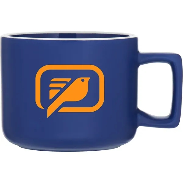 12 oz ceramic mug with matte colored exterior, glossy colored interior,... from ASI 51197 ETS Express, LLC
