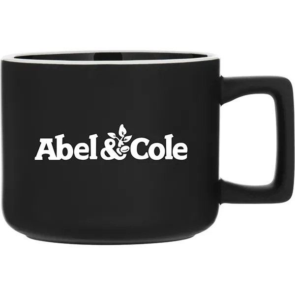 12 oz ceramic mug with matte colored exterior, glossy colored interior,... from ASI 51197 ETS Express, LLC