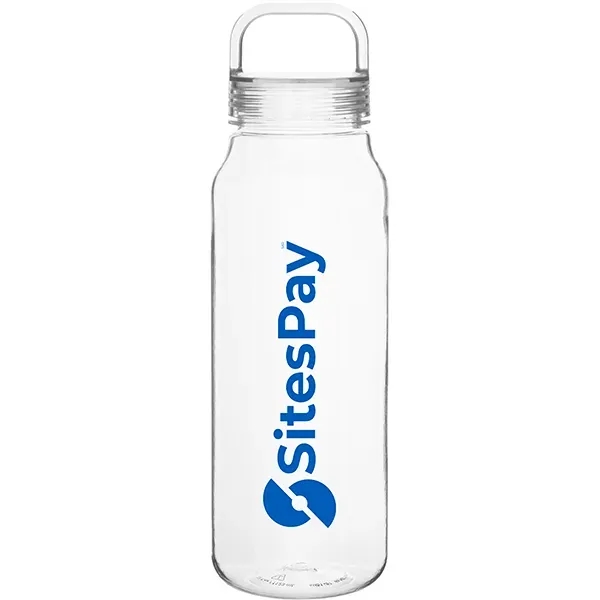 38 oz single wall BPA-free copolyester bottle with clear threaded lid... from ASI 51197 ETS Express, LLC