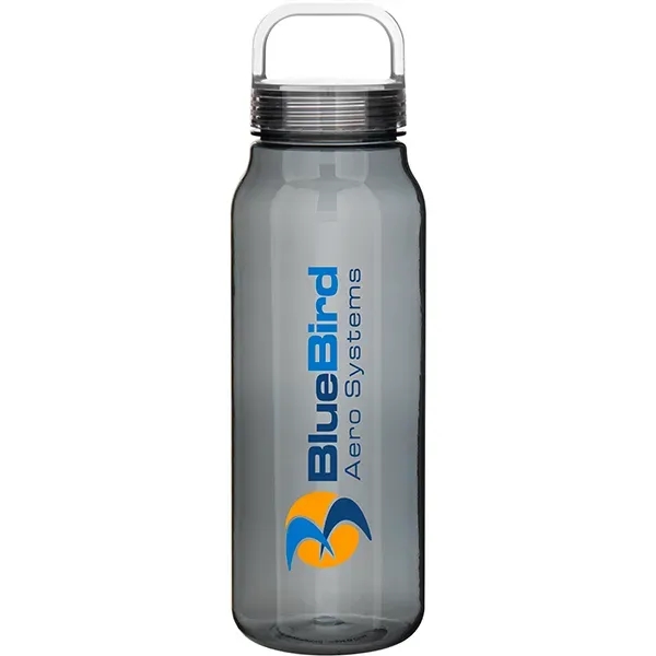 38 oz single wall BPA-free copolyester bottle with clear threaded lid... from ASI 51197 ETS Express, LLC