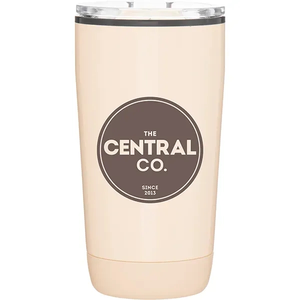 16 oz double wall stainless steel tumbler with plastic inner wall.... from ASI 51197 ETS Express, LLC