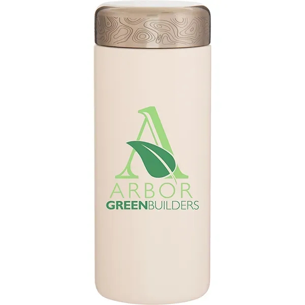 16.9 oz 90% post-consumer recycled stainless steel tumbler with copper vacuum... from ASI 51197 ETS Express, LLC