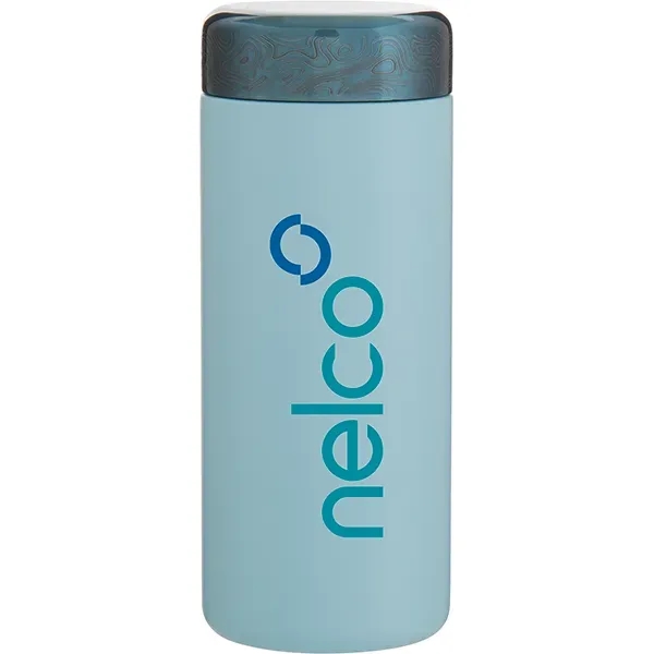 16.9 oz 90% post-consumer recycled stainless steel tumbler with copper vacuum... from ASI 51197 ETS Express, LLC
