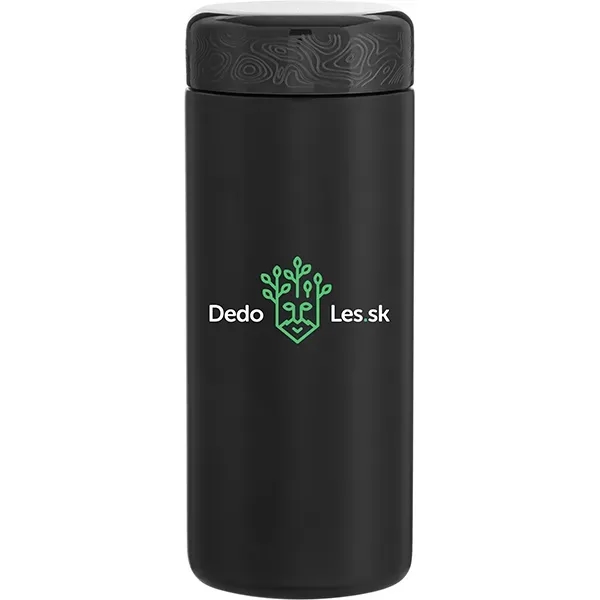 16.9 oz 90% post-consumer recycled stainless steel tumbler with copper vacuum... from ASI 51197 ETS Express, LLC