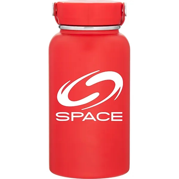 33 oz single wall 18/8 stainless steel bottle with matching threaded... from ASI 51197 ETS Express, LLC