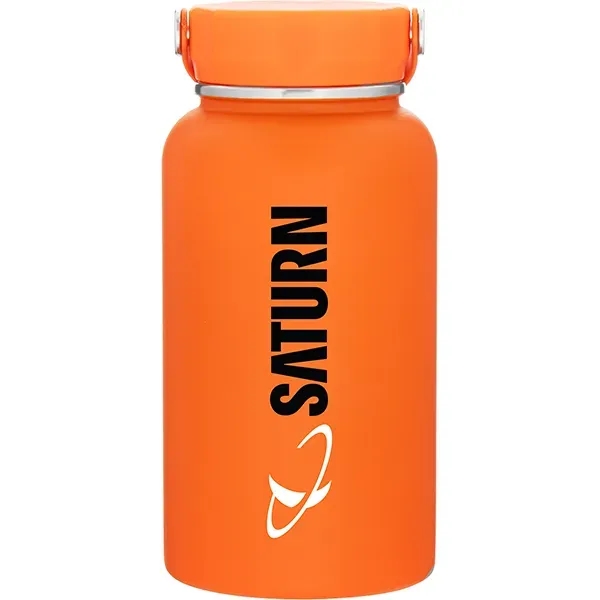 33 oz single wall 18/8 stainless steel bottle with matching threaded... from ASI 51197 ETS Express, LLC