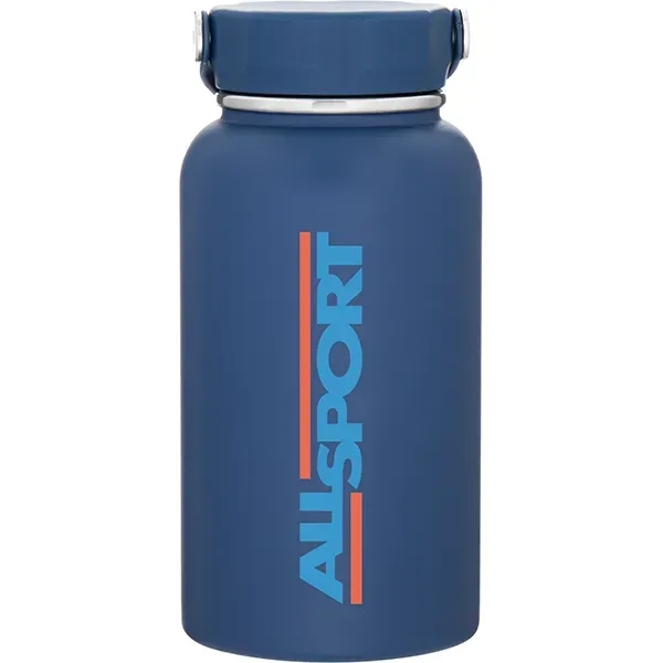 33 oz single wall 18/8 stainless steel bottle with matching threaded... from ASI 51197 ETS Express, LLC