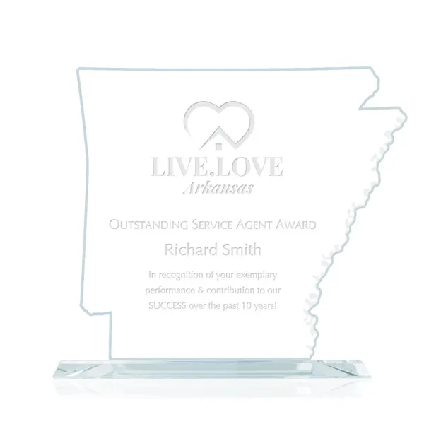 The States of America, each faithfully reproduced in aquashaped jade glass... from ASI 84592 St Regis Group / Prestige Glass