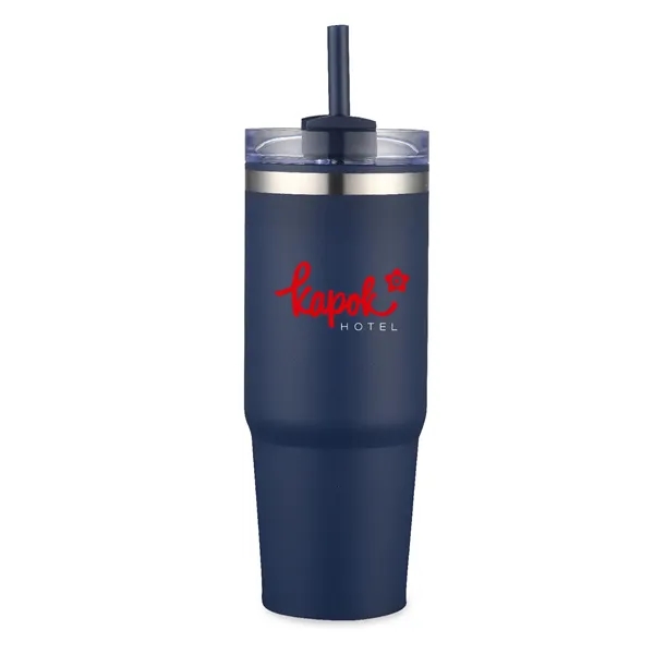 This 30 oz double-wall tumbler features a sleek stainless steel exterior... from ASI 30112 ACE Products / Ace Line