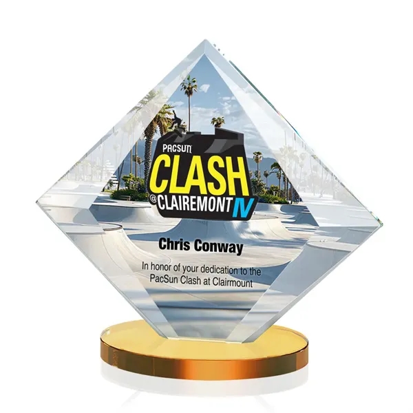 Teston Vividprint Award with Amber base.... from ASI 84592 St Regis Group / St Regis