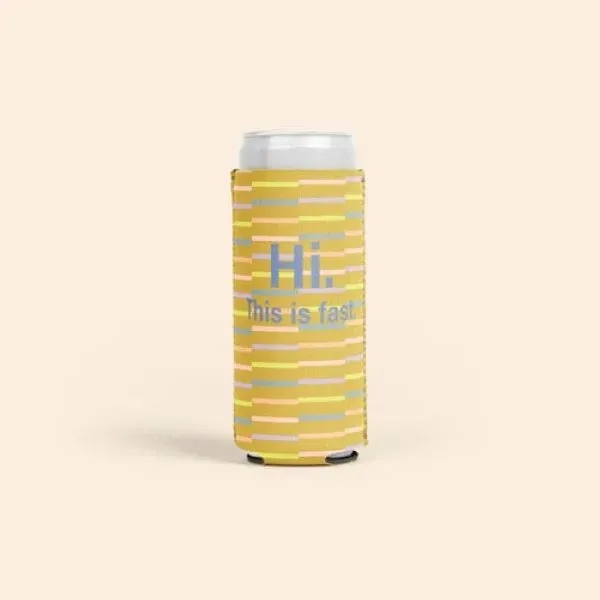 Our sublimated Kolder Kaddy Slim collapsible neoprene can insulator, now 24-hour... from ASI 74710 Numo