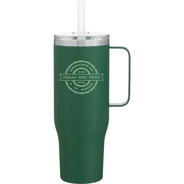 30 oz double wall 18/8 stainless steel thermal mug with copper... from ASI 51197 ETS Express, LLC