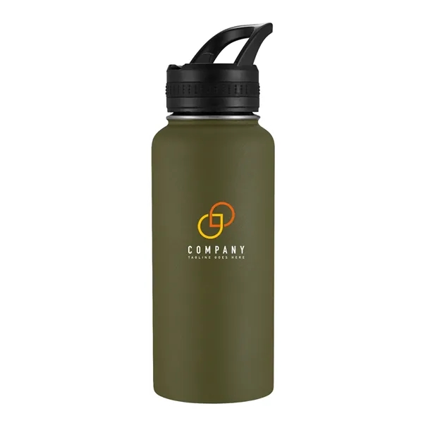 32 Oz. Vacuum Sealed Water Bottle with Powdered Finish (Double Walled)... from ASI 68190 Lungsal / Lungsal