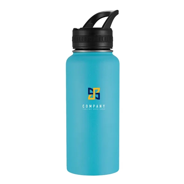 32 Oz. Vacuum Sealed Water Bottle with Powdered Finish (Double Walled)... from ASI 68190 Lungsal / Lungsal