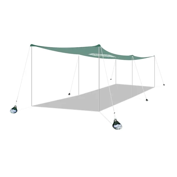 Portable Sunshade w/full color imprint on 1 side, support poles &... from ASI 49891 Discount Marketing Products / DMP