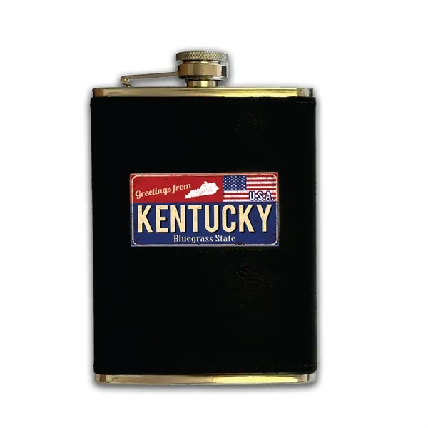 Flask with Full color graphic and Gel coating - 8oz... from ASI 63073 Openers.Beer / Openers.Beer