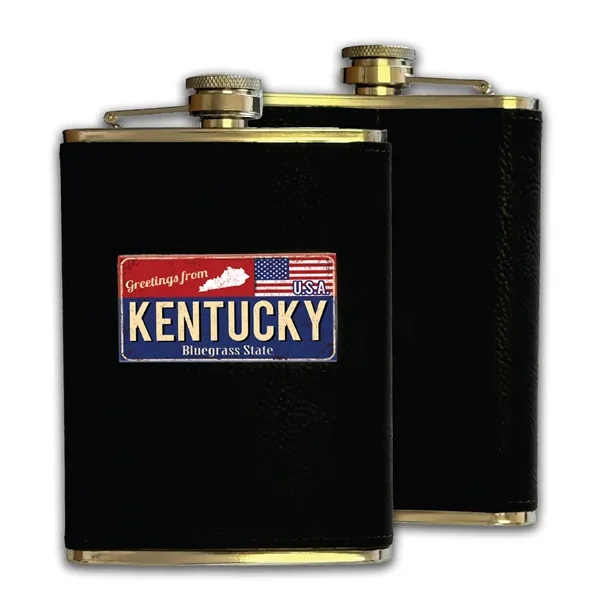 Flask with Full color graphic and Gel coating - 8oz... from ASI 63073 Openers.Beer / Openers.Beer