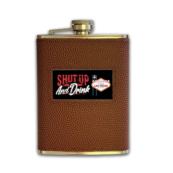 Flask with Full color graphic and Gel coating - 8oz... from ASI 63073 Openers.Beer / Openers.Beer