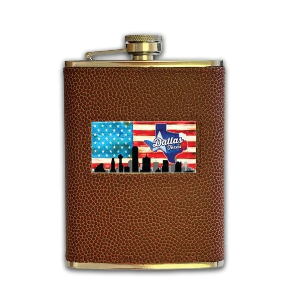Flask with Full color graphic and Gel coating - 8oz... from ASI 63073 Openers.Beer / Openers.Beer