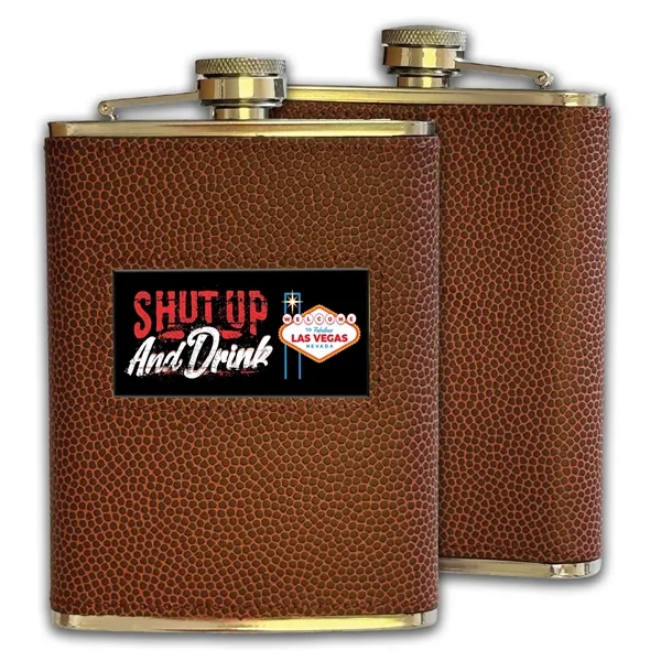 Flask with Full color graphic and Gel coating - 8oz... from ASI 63073 Openers.Beer / Openers.Beer