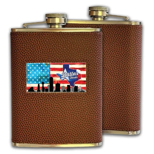 Flask with Full color graphic and Gel coating - 8oz... from ASI 63073 Openers.Beer / Openers.Beer