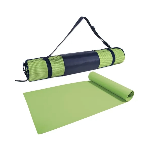 68"L x 24"W PVC yoga mat with polyester/mesh carrying case and... from ASI 79530 Prime Line