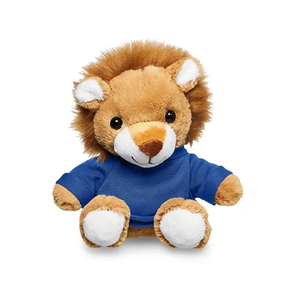 Adorable tan plush lion available in your choice of 9 t-shirt... from ASI 79530 Prime Line