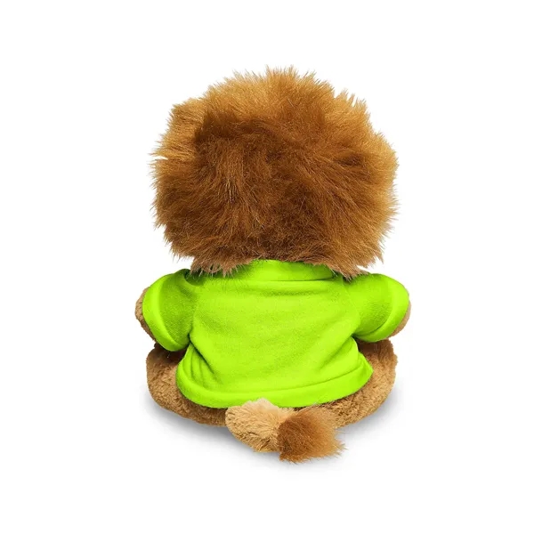 Adorable tan plush lion available in your choice of 9 t-shirt... from ASI 79530 Prime Line