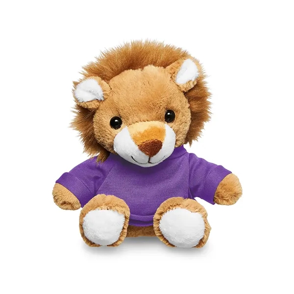 Adorable tan plush lion available in your choice of 9 t-shirt... from ASI 79530 Prime Line
