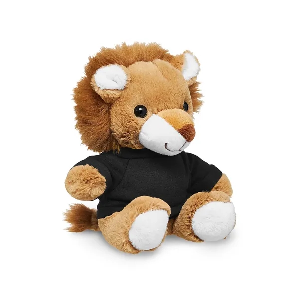 Adorable tan plush lion available in your choice of 9 t-shirt... from ASI 79530 Prime Line
