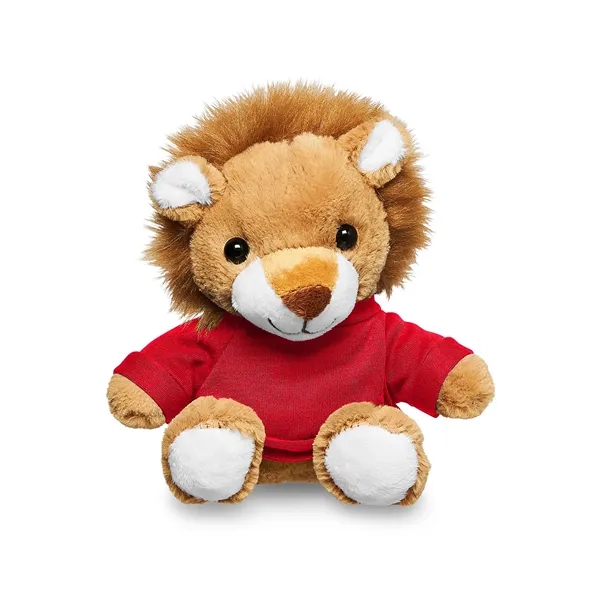 Adorable tan plush lion available in your choice of 9 t-shirt... from ASI 79530 Prime Line