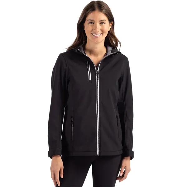 Clique Telemark Eco Hooded Womens Softshell Jacket... from ASI 47965 Cutter & Buck